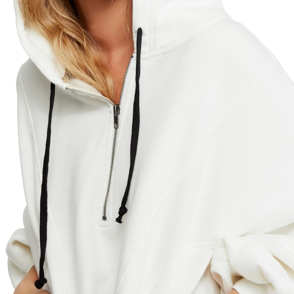 NWT Free People Hoody in white